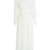 Thriller Midi Dress with Draped Waist Detail