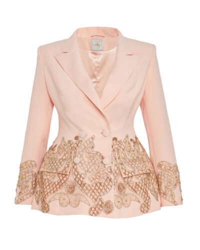 Embroidered Slim Fit Jacket