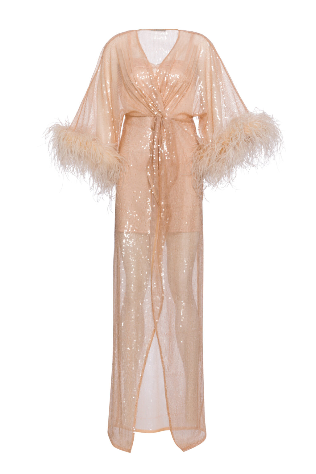 Fresia Sequin Kimono Dress