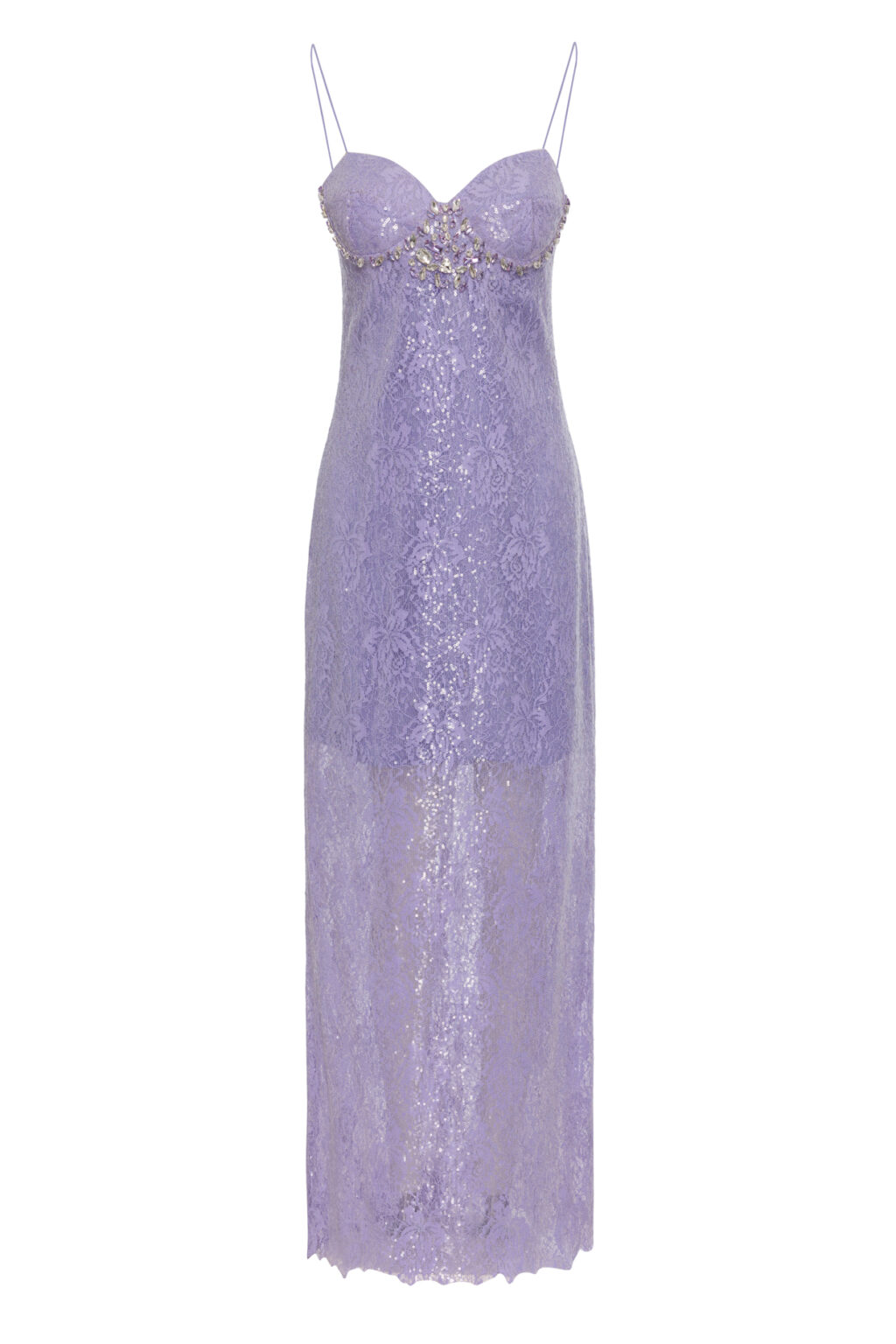 Jade Sequin Lace Dress