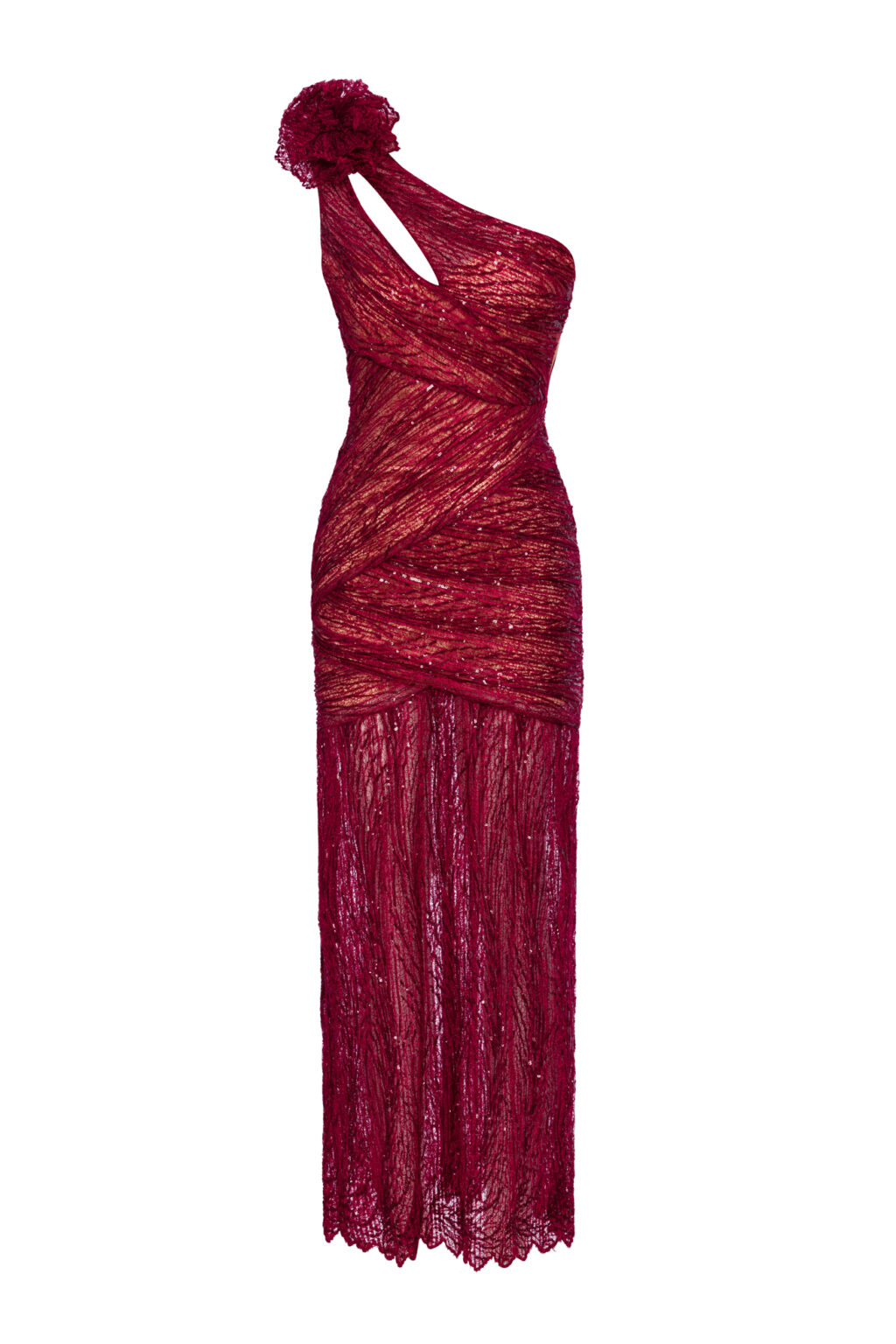 Kyra Cut-Out Lace Dress