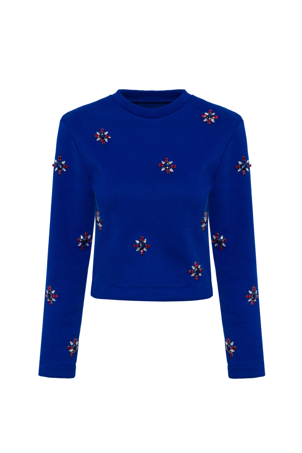 Mondo Bejeweled Cropped Sweater