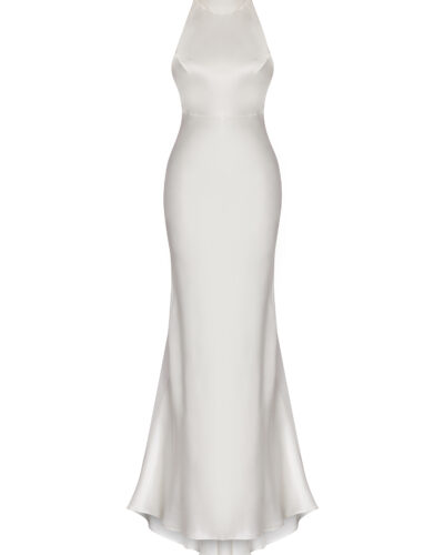 Calva Gown – Elegant Cowl Neck Evening Dress