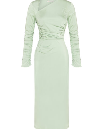 Elegant Mint Green Party Wear Dress for Women